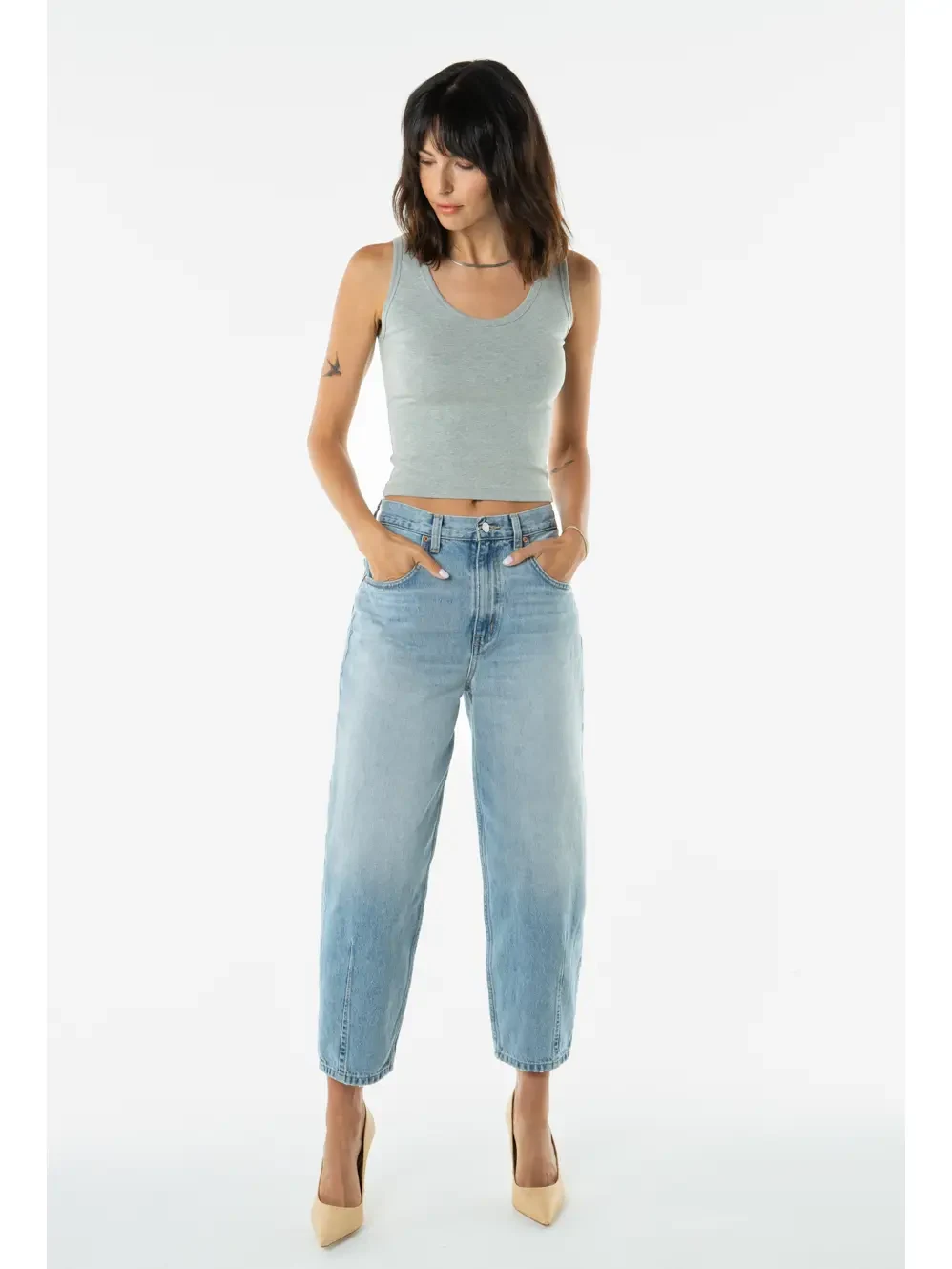 Iris Relaxed Taper Jean - Arcadia — photo 1