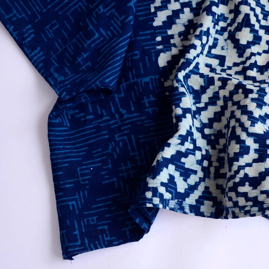 Plant Dyed Crop Top - Indigo Uzi — photo 1